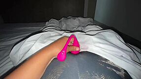 Colombian Nurse Fingers Swollen Pussy to Gushing Orgasm Before Hospital Shift