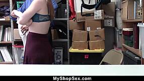 Foreign Teen Shoplifter Fucked by Officer Doggystyle