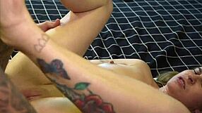 Chubby Brazilian BBW Wife Swallows Cum From Kinky Young Muscular Stud