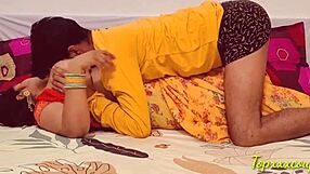 village bhabhi bent over hard by stranger cock