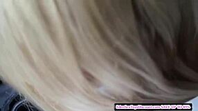Blonde whore spreads legs for raw condomless pounding session