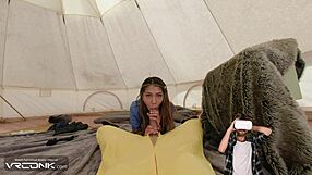 vr cosplay parody pt 3 skinny asian babe katara bangs aang with deepthroat cowgirl monster cock