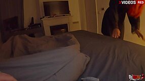 stepmom and stepson share bed, he gets her hot holes