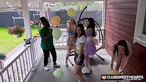 why stop dancing when dj's cock fits our wet pussies perfect?