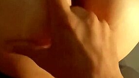 Dude fingering my wife's wet pussy and ass till she moans loud