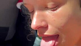 Compilation of Real Hooker Deepthroating and Swallowing Cum in Her Mouth Outdoors