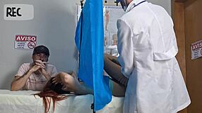 husband regrets cheap gyno as wife gets ripped clothes fucked