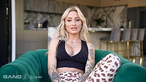 kathryn maes craves double black cocks in interracial threesome pounding