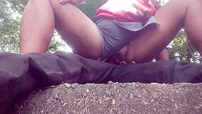 feel her cute teen pussy rubbing wet through red panties
