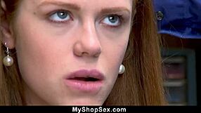 Foreign Teen Shoplifter Fucked by Officer Doggystyle