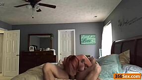 damn! fucked that horny canadian slut raw on her parents' bed interracial style