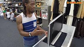 BLACK BF WATCHES PAWN MAN RAW DOG HIS TATTOOED GF!
