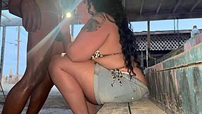 stranded thicc pawg bbw latina bends over sucks fucks big black cock stranger full video