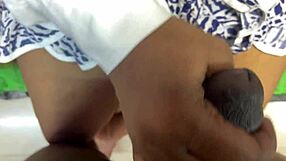 Exotic aunt alone at home fingers herself, then gets hardcore fucked till she squirts desi style