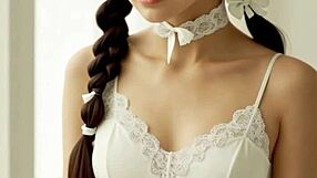 Naughty Blindfolded Girls Tease In Sexy Underwear!