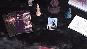 xattlalust moans loud riding huge purple dildo to squirting pussy orgasm