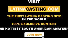 big booty latina teen rides producer's monster cock in wild casting!