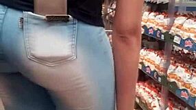 that juicy brunette ass in tight jeans at the market has me spying nonstop