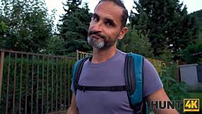 Heartbroken watching tourist gf get fucked missionary by old homeowner for cash