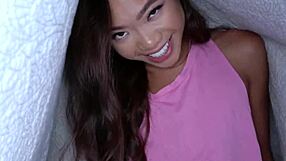Fucking my cute asian stepsister feels so wrong and hot