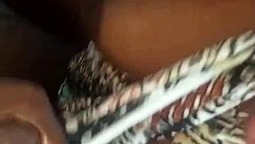 Beautiful Black Teen Bent Over for Quick Doggystyle