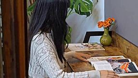 Pounds laura's hot ass after underwear room discovery