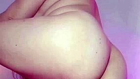 Colombian stepmom rubs giant cameltoe pussy in leggings for stepson 😍💦 huge wet vagina!