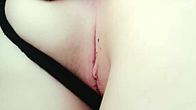 Horny Classmate Spreads Legs for Pussy Rimjob in Car!