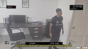 Head Of Security Fucks Cougar Milf In Office Doggystyle