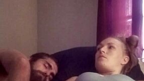 my snow bunny's shaved pussy throbs horny with toys