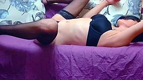 our private wife collection shows her wet in stockings