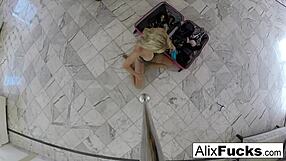 oh man i cant believe i caught alix dressing on hidden cam her tits look amazing!!