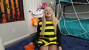 Step sis eyes bro's tempting candy cock Kallie Taylor