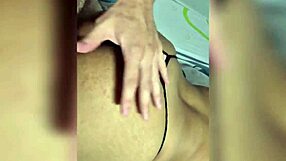 Oh man my thong-clad housewife cleans kitchen then fucks me naked there