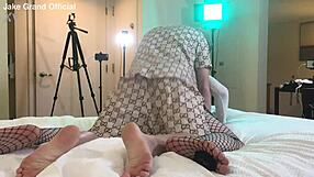 Rapper Pounds Blonde Tgirl Ass in Wild Crossdressing Fuck Fest