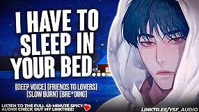 Moaning male fucks lover trapped snowstorm survival roleplay