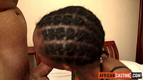 Damn! Black Milf Deepthroats BWC in Sloppy Homemade Audition!