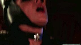 french latex aiden ashley sucks giovanni francesco's monster cock in dark knight parody