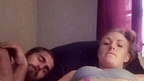 my snow bunny's shaved pussy throbs horny with toys