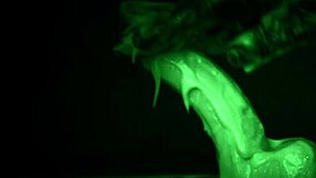 My Sticky Slimy Latex Glove Handjob Tease with Dildo Toys Dripping Cum Feel