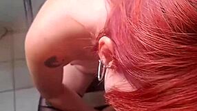 What if balcony sex with your naughty redhead neighbor turns wild and rough?