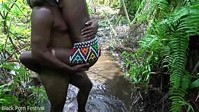Director Fucks Skinny African Tribe Girls Hardcore Outdoor Forest Backstage Horny