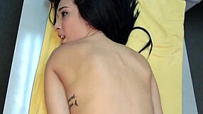 you won't believe how this tiny barely legal teen gets bent over for nasty pov doggystyle pounding