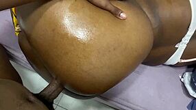 neighbor's extreme fat ebony ass begs for hardcore homemade pounding