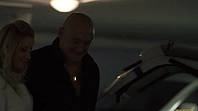 Does buxom blonde teen crave her mature partner's old cock in 18+ scene?