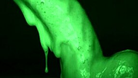 My Sticky Slimy Latex Glove Handjob Tease with Dildo Toys Dripping Cum Feel