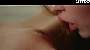 Skinny russian babes jia lissa and adel morel kiss finger pussies in morning girl on girl passion