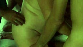 liz's big ass tits slammed in interracial gangbang