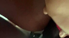 Up-Close Strap-On POV Under Pussy Girlfriend Fuck
