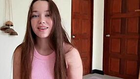 stepsister begs for raw creampie no condom fuck!!